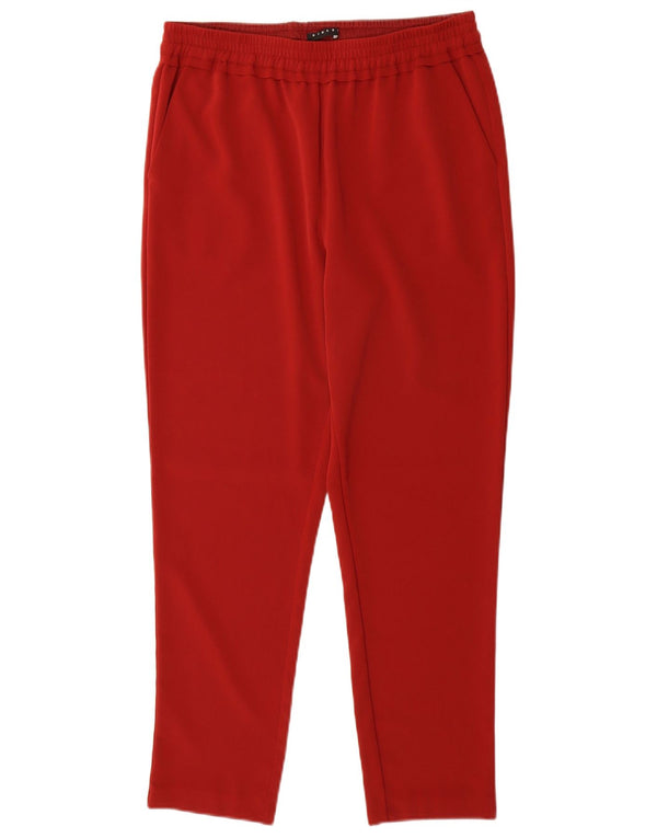 Sisley Γυναικεία φόρμα παντελόνι UK 14 Medium Red