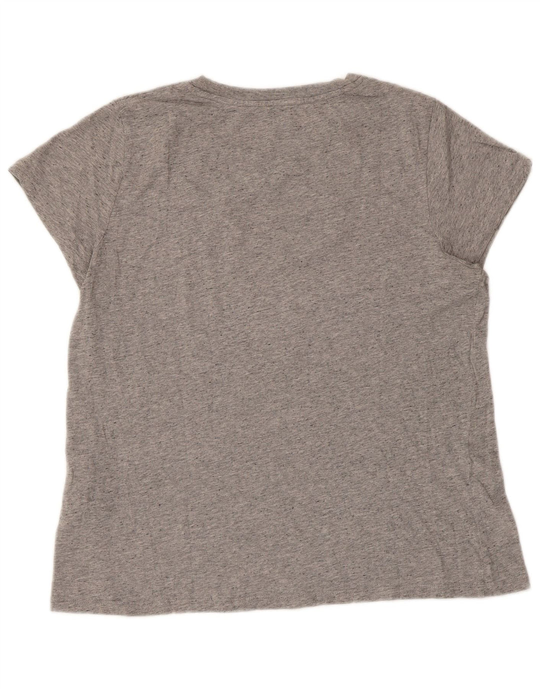 Γυναικείο γραφικό μπλουζάκι LEVI'S Top UK 14 Large Grey Flecked Cotton
