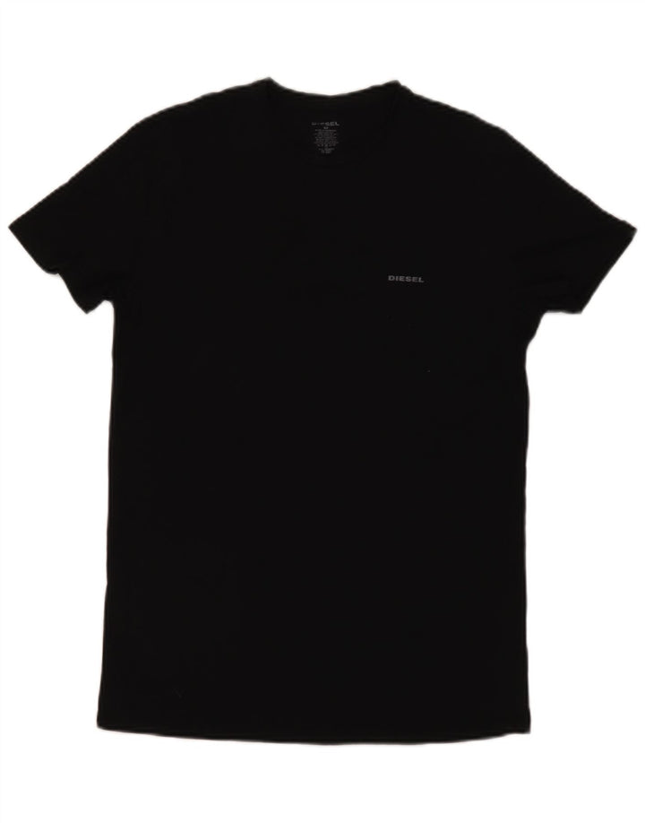 Ανδρικό T-Shirt Diesel Top Μεσαίο μαύρο βαμβακερό