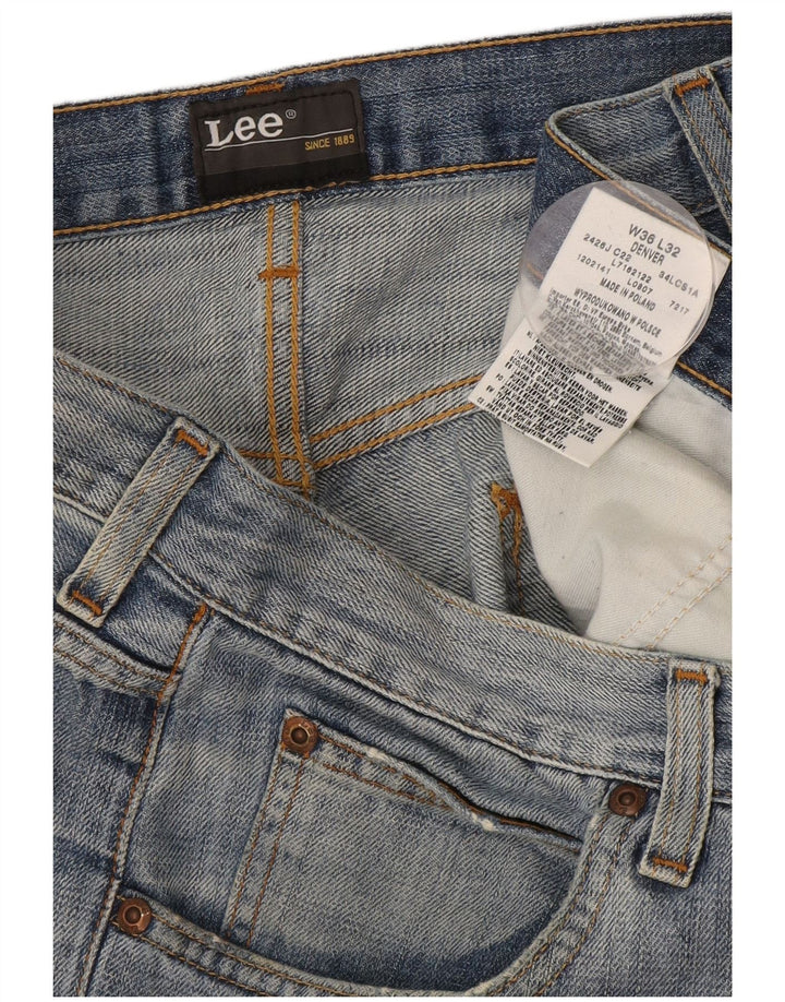 Lee Mens Denver Bootcut Jeans W36 L32 Μπλε βαμβακερό