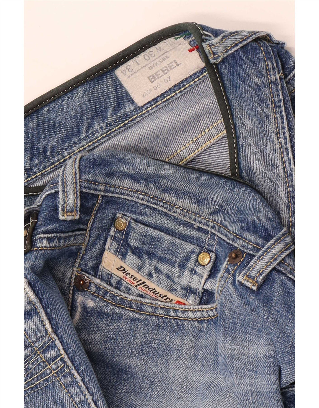 Diesel Γυναικείο τζιν BEBEL Bootcut W30 L34 Μπλε βαμβακερό