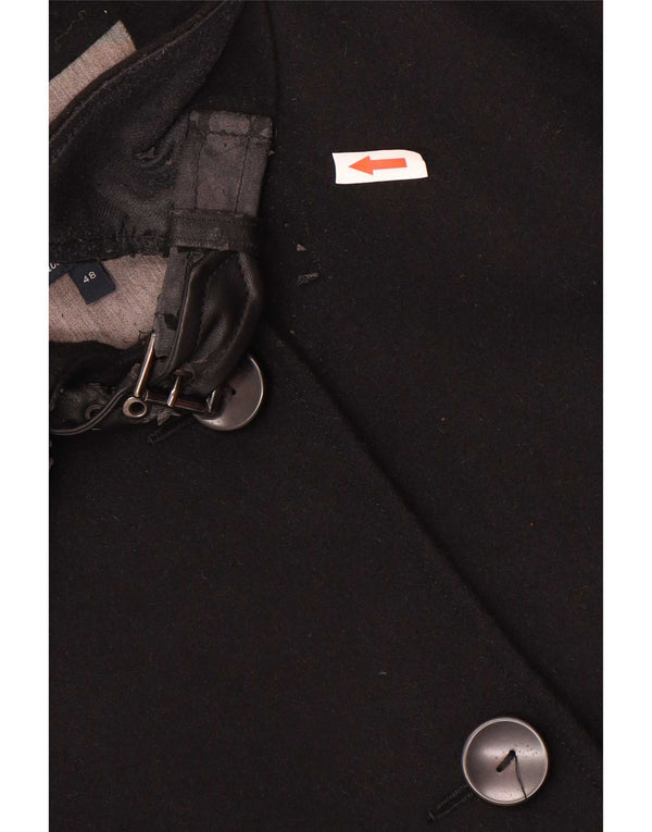 Armani Jeans Γυναικείο Πανωφόρι IT 48 XL Μαύρο Μάλλινο