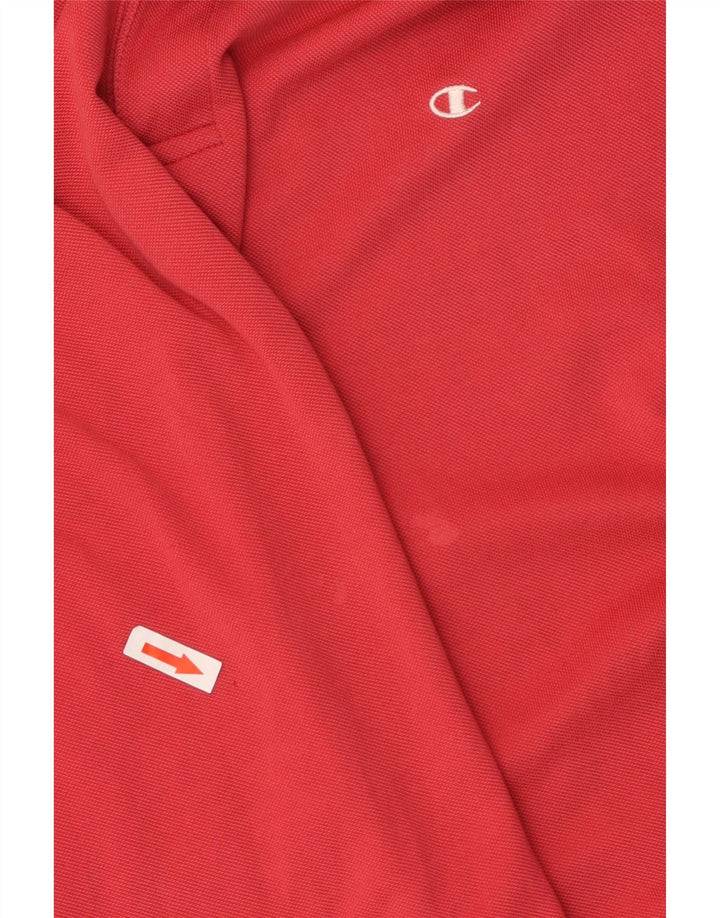 CHAMPION Ανδρικό πουκάμισο Polo Easy Fit μεγάλο κόκκινο