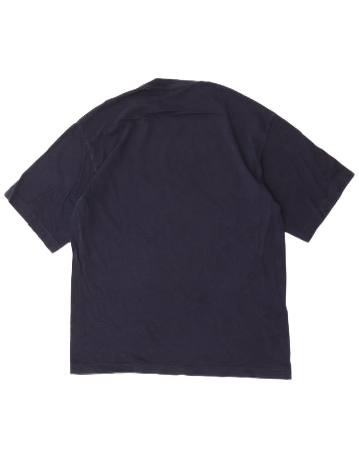 Ανδρικό T-Shirt Champion Top Large Navy Blue από βαμβάκι