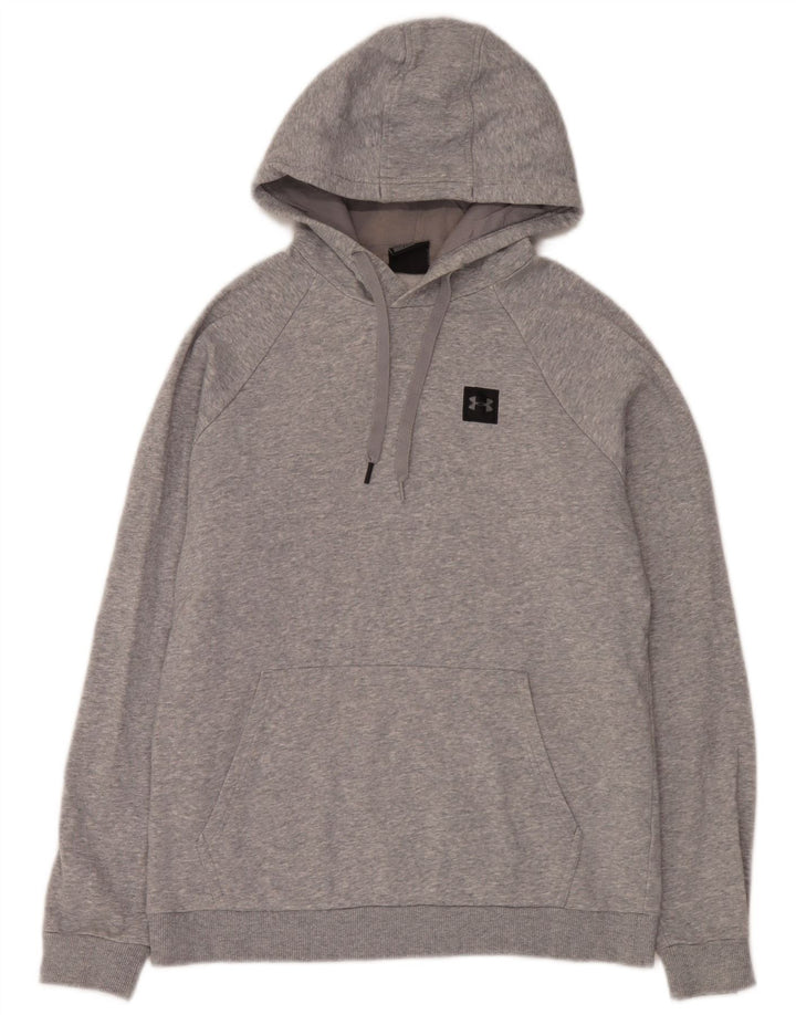 Under Armour Ανδρικό με κουκούλα, βαμβακερό μεσαίο γκρι