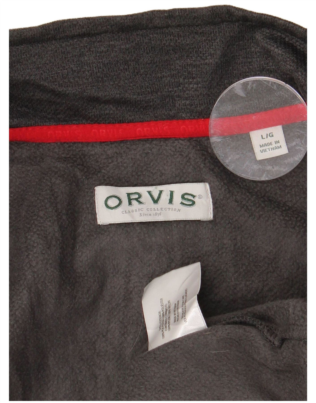 Ανδρική φόρμα ORVIS Top Jacket Μεγάλο Γκρι Χρώμα Πολυεστέρας