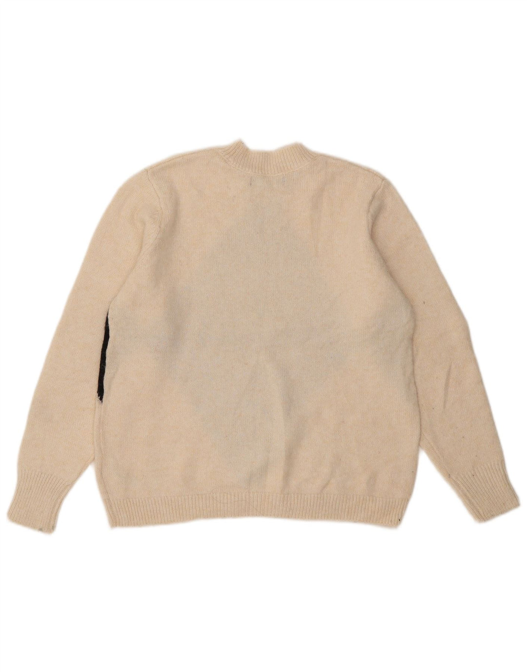 Marks & Spencer Γυναικείο πουλόβερ με λαιμόκοψη UK 14 Medium White
