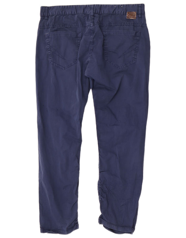 Ανδρικό παντελόνι Zara Slim Casual EU 46 XL W36 L27 Μπλε βαμβακερό