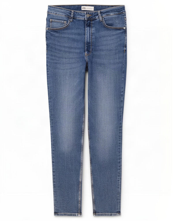 Zara Γυναικείο Skinny Jeans EU 42 Large W32 L27 Blue