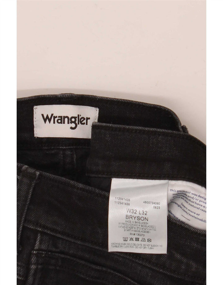 Ανδρικό τζιν Wrangler Bryson Slim W32 L32 Μαύρο βαμβακερό