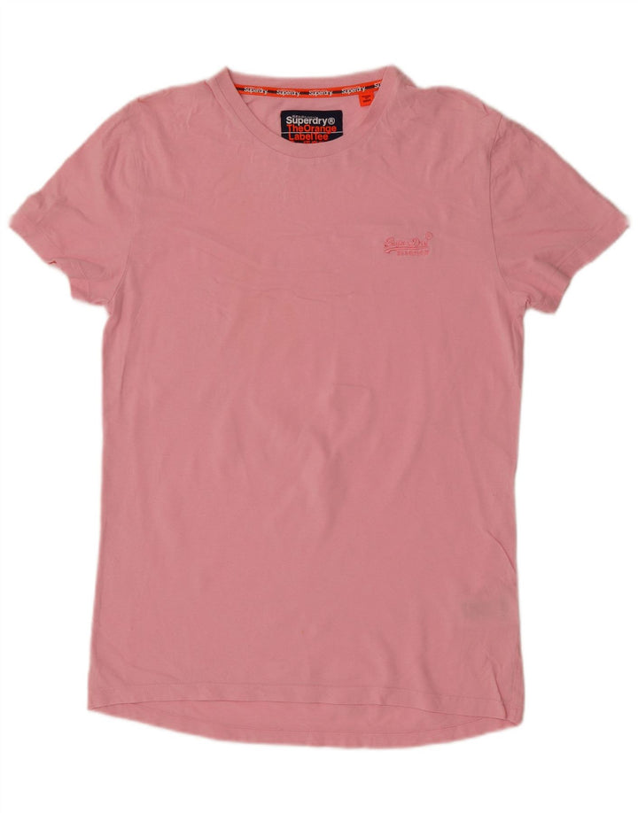 Ανδρικό T-Shirt Superdry Top Μικρό Ροζ