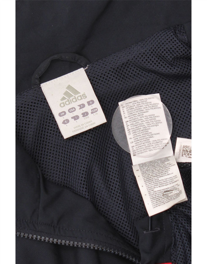 Ανδρική φόρμα Adidas Climalite Top Jacket Large Navy Blue Polyester