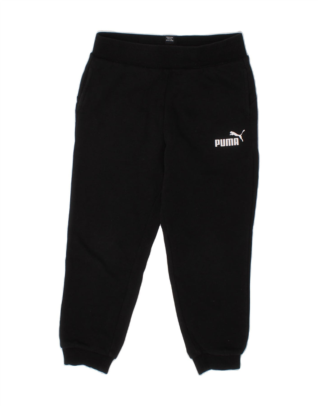 PUMA Boys Tracksuit Trousers Joggers 5-6 Years  Black Vintage Puma and Second-Hand Puma from Messina Hembry 