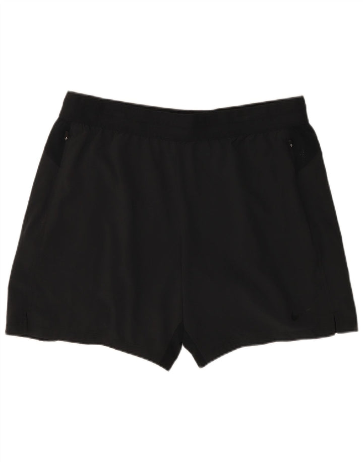 Γυναικείο αθλητικό σορτς NIKE Dri Fit UK 18 XL μαύρο πολυεστέρα