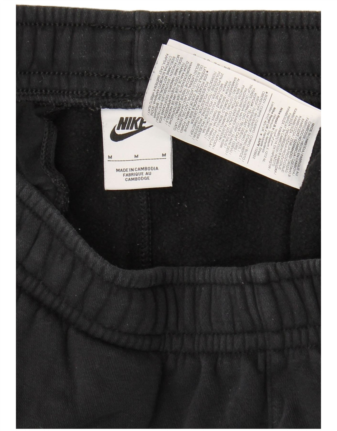 Ανδρική φόρμα Nike Παντελόνι Joggers Μεσαίο μαύρο βαμβακερό