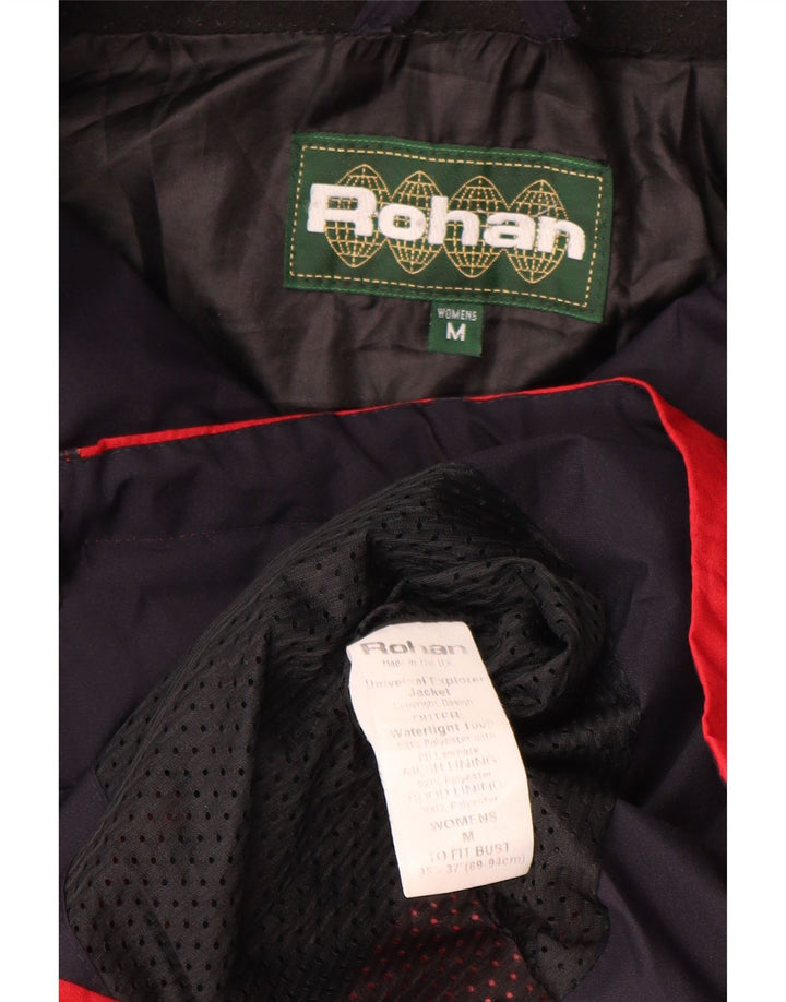 Rohan Γυναικείο Αδιάβροχο με κουκούλα UK 14 Medium Red Polyester