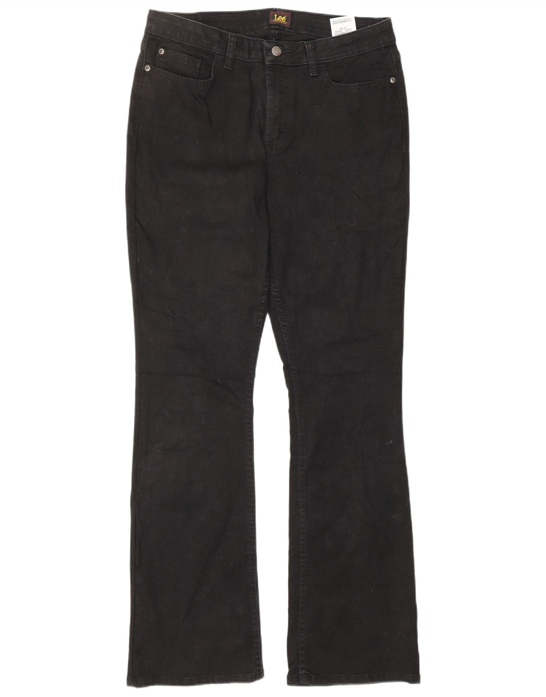 Γυναικείο τζιν μποτάκι LEE US 10 Large W32 L32 Μαύρο βαμβακερό