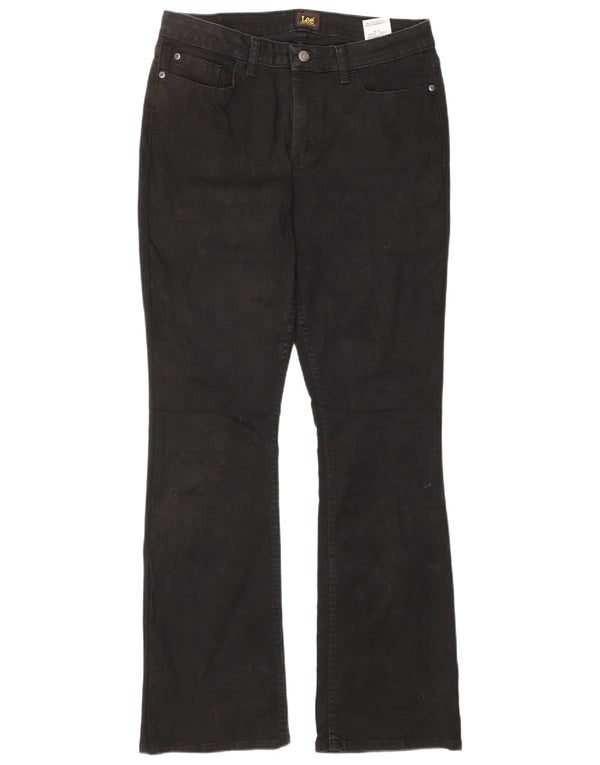 Γυναικείο τζιν μποτάκι LEE US 10 Large W32 L32 Μαύρο βαμβακερό