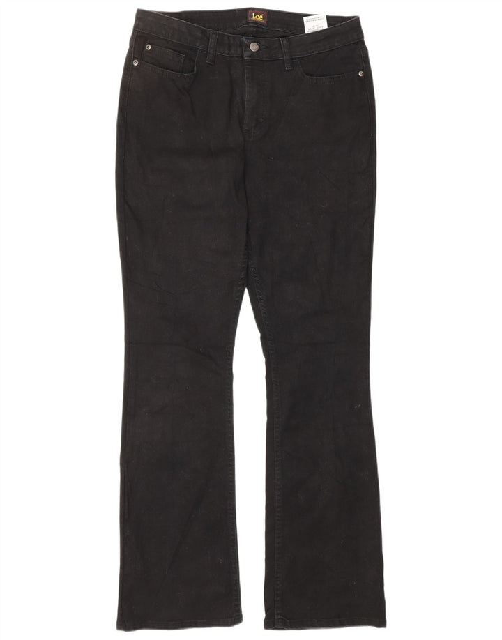 Γυναικείο τζιν μποτάκι LEE US 10 Large W32 L32 Μαύρο βαμβακερό