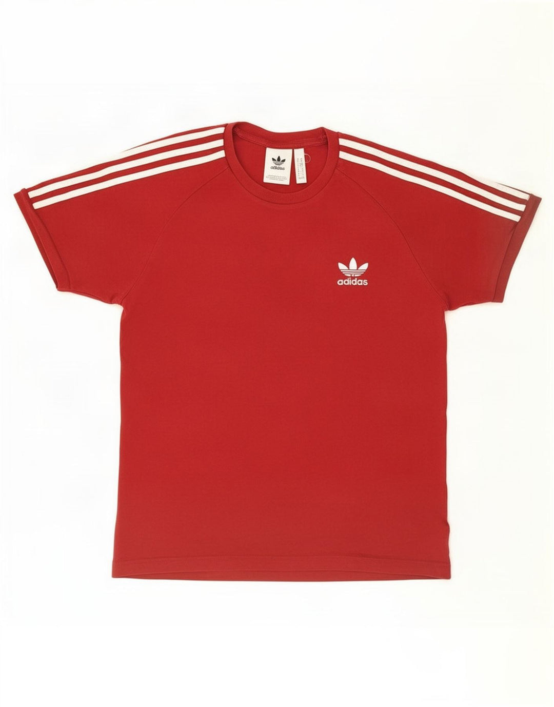 Ανδρικό T-Shirt Adidas Τοπ μεσαίο κόκκινο βαμβακερό