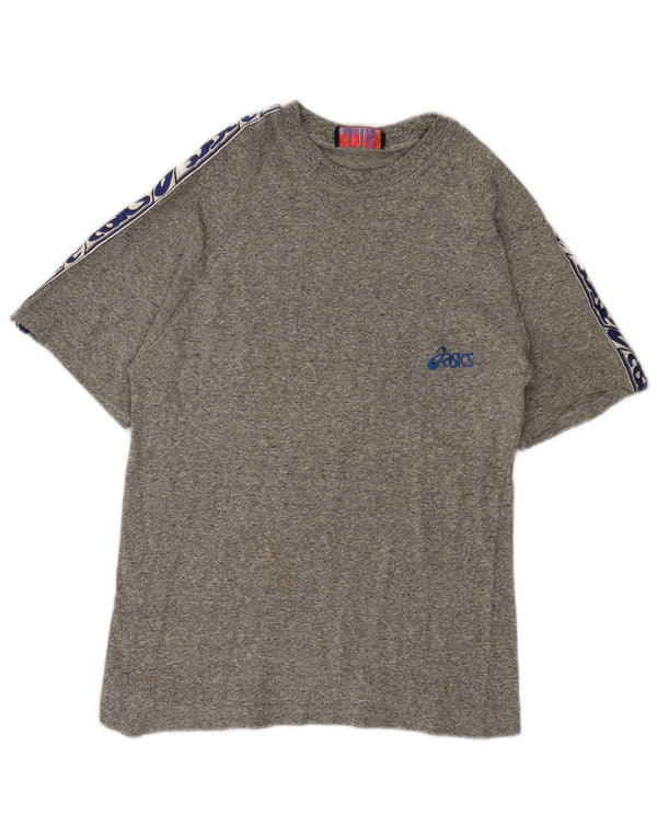 Ανδρικό γραφικό μπλουζάκι ASICS Top Small Grey Flecked