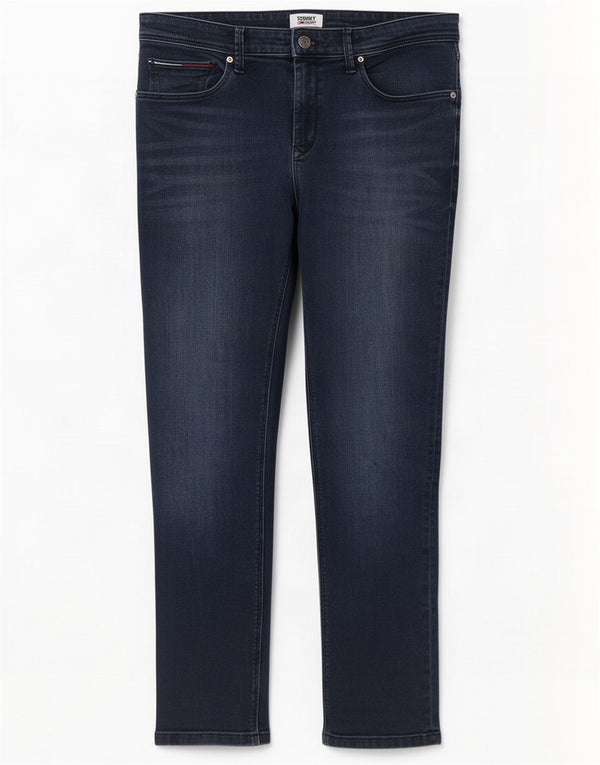 Tommy Hilfiger Mens Slim Tapered Jeans W34 L32 Navy Blue