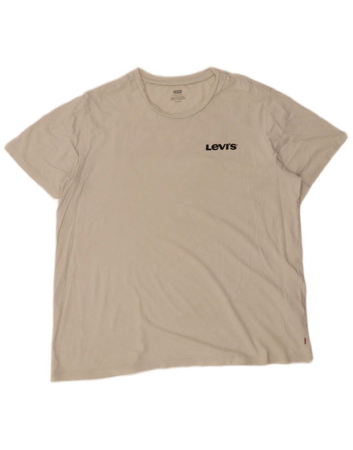 Ανδρικό γραφικό T-Shirt Levi's Top XL Λευκό βαμβακερό