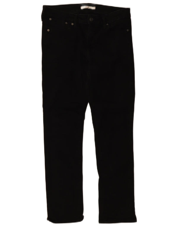 Levi's Womens 712 Slim Jeans W28 L28 Μαύρο βαμβακερό