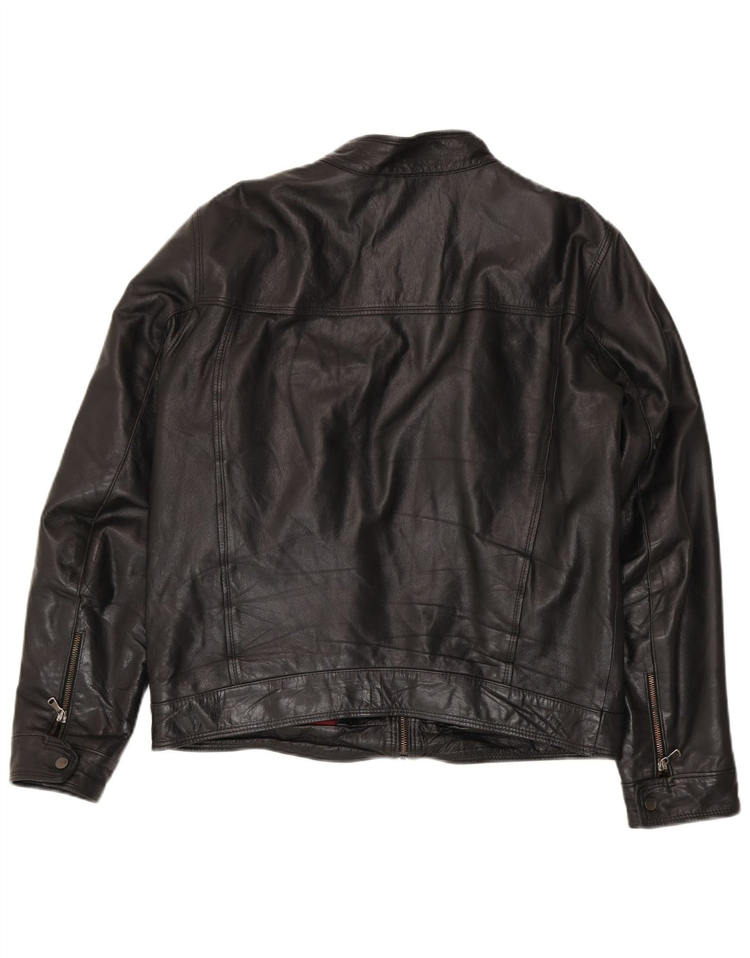 Vintage Ανδρικό Δερμάτινο Μπουφάν IT 54 XL Μαύρο