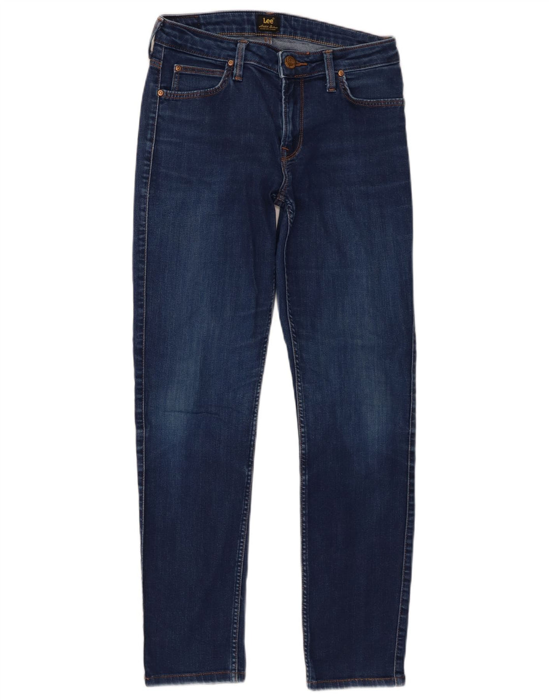 Lee Womens Elly Slim Jeans W28 L28 Navy Blue Cotton