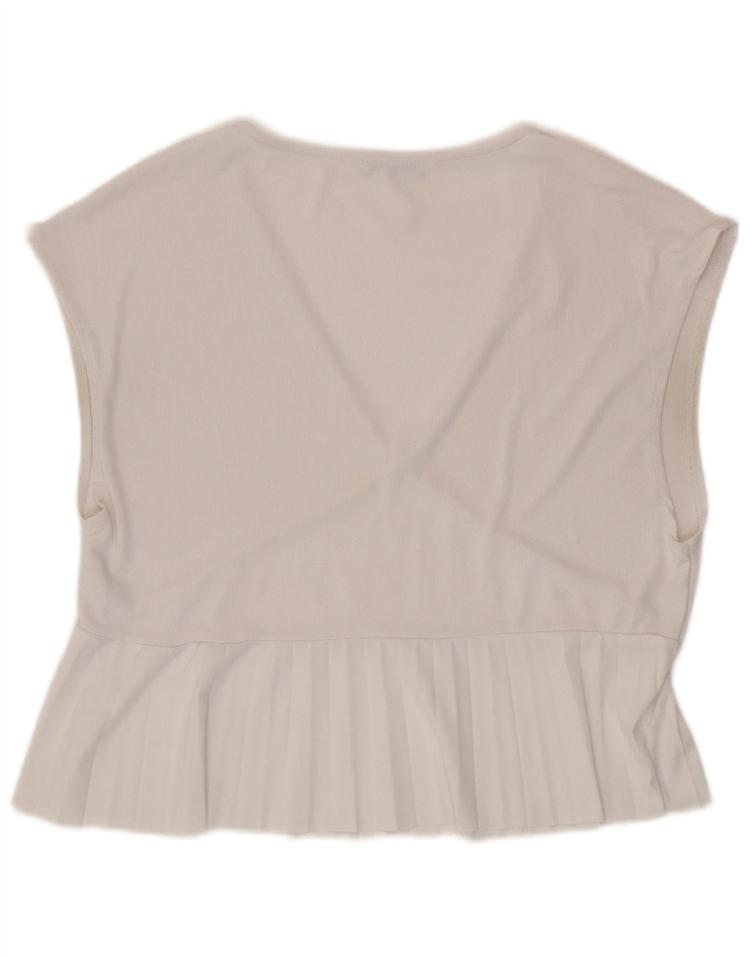 Zara Γυναικεία Μπλούζα Τοπ UK 16 Large White Polyester