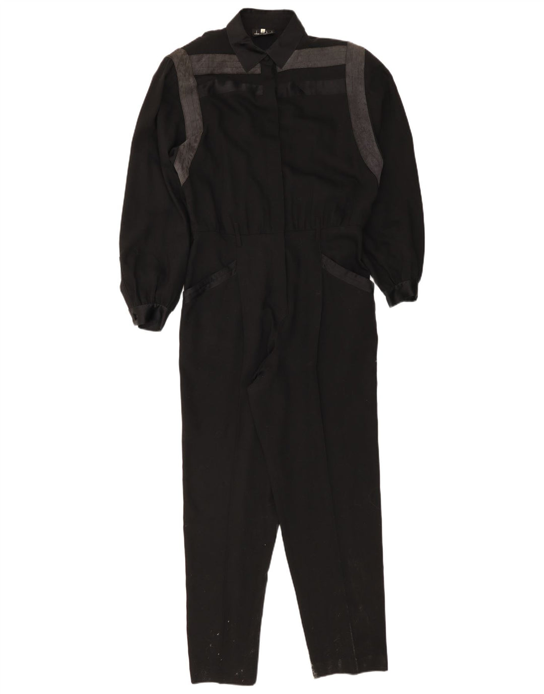 Γυναικεία μακρυμάνικη φόρμα De Pietri IT 44 Medium Black Colourblock