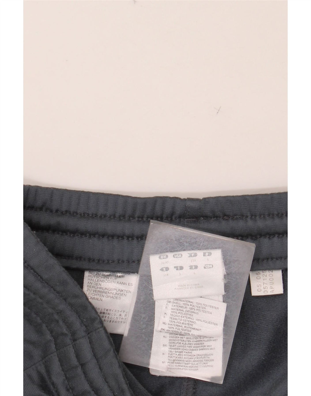 Ανδρική φόρμα ADIDAS Παντελόνι UK 38/40 Μεσαίο Γκρι Πολυεστέρας