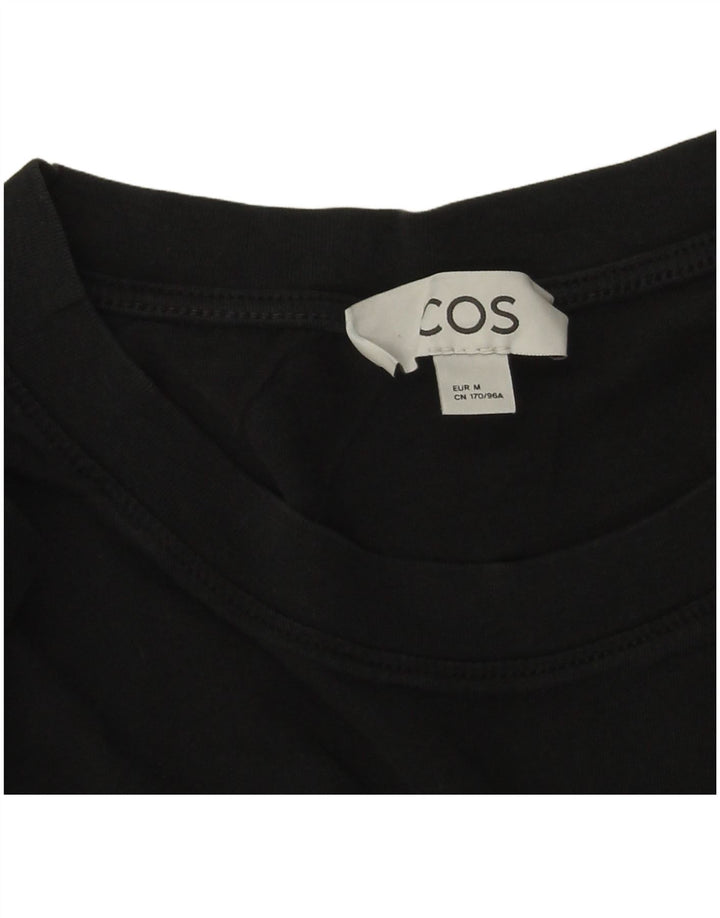 Ανδρικό T-Shirt Cos Top Μεσαίο μαύρο βαμβακερό