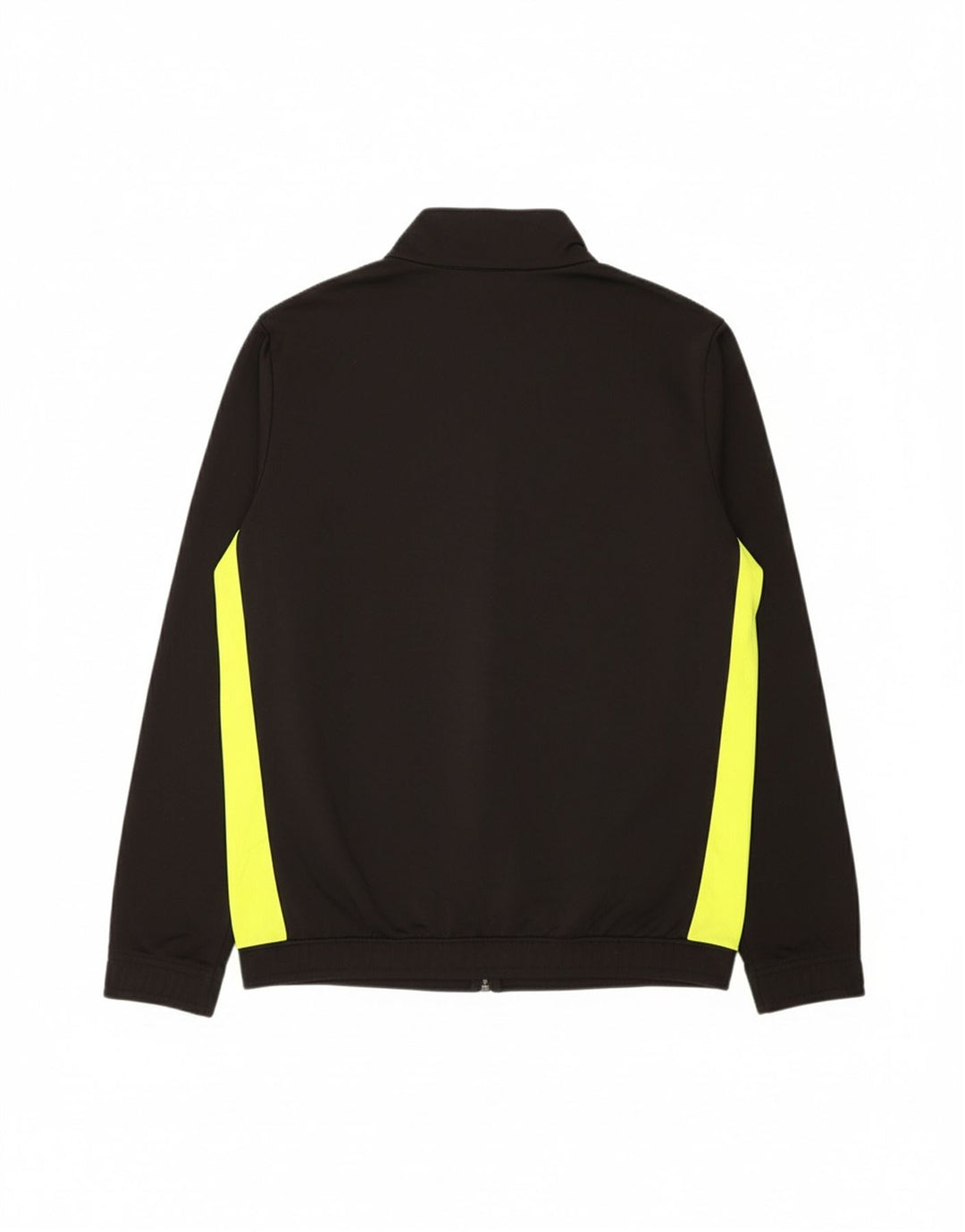 PUMA Mens Graphic Tracksuit Top Jacket Small Black Colourblock Polyester