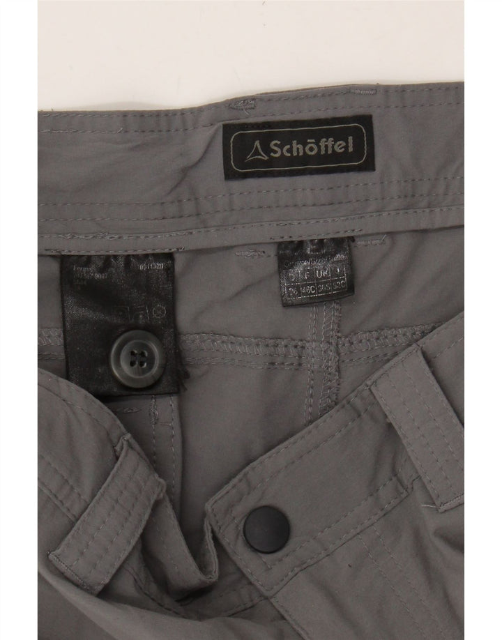 SCHOFFEL Womens Straight Cargo Trousers W36 L30 Grey Vintage Schoffel and Second-Hand Schoffel from Messina Hembry 