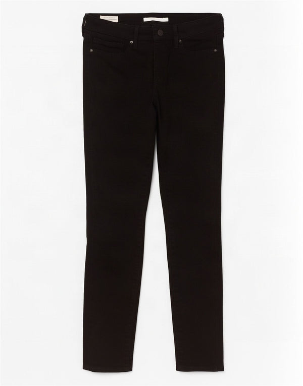 Levi's Womens 711 Skinny Jeans W28 L27 Μαύρο βαμβακερό