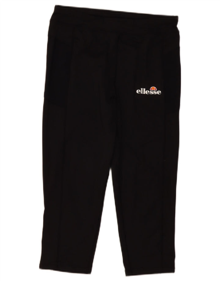ELLESSE Γυναικεία Κάπρι Κολάν UK 10 Small Black Polyester