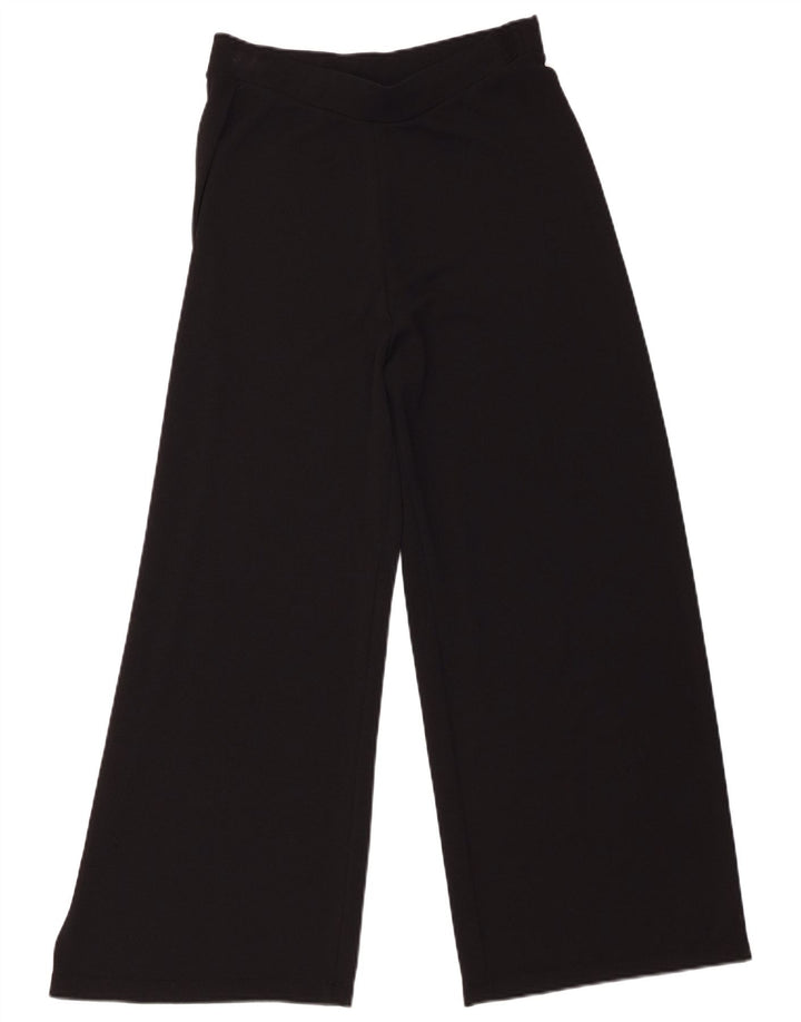 Zara Γυναικείο Φαρδύ Παντελόνι Chino Μεσαίο W28 L29 Μαύρο