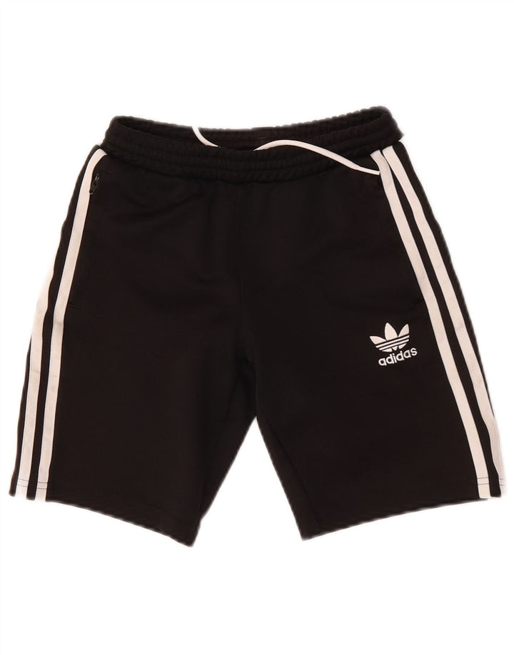 Adidas Boys Sport σορτς 9-10 ετών μαύρο πολυεστέρα