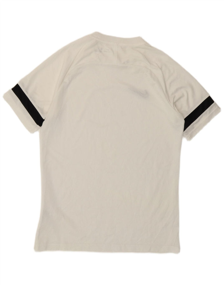 Ανδρικό T-Shirt Nike Dri Fit Τοπ μεσαίου λευκού χρώματος πολυεστέρας