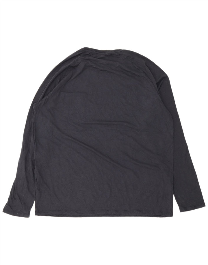 DICKIES Ανδρικό τοπ μακρυμάνικο 2XL Navy Blue βαμβακερό