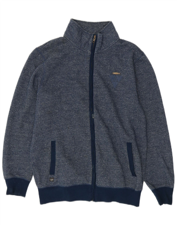 Jack & Jones Ανδρική αθλητική φόρμα Top Jacket Μεγάλο Navy Blue από βαμβάκι