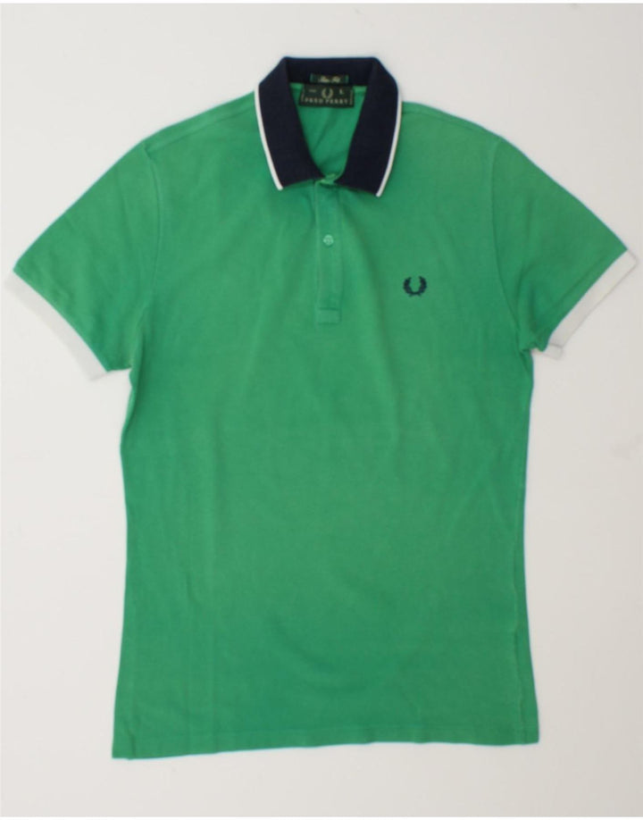 Fred Perry Ανδρικό πουκάμισο Polo Slim Fit Large Green