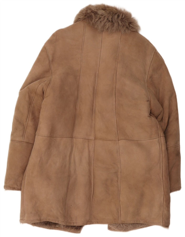 Vintage Γυναικείο Παλτό Shearling IT 44 Medium Beige