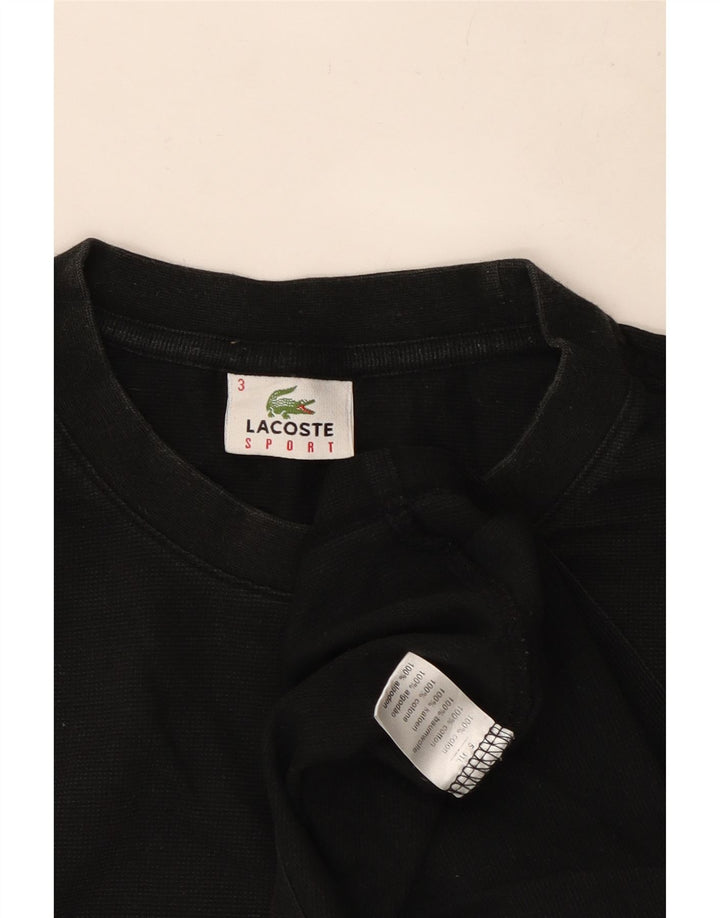 Ανδρικό T-Shirt Lacoste Top Size 3 Small μαύρο βαμβακερό