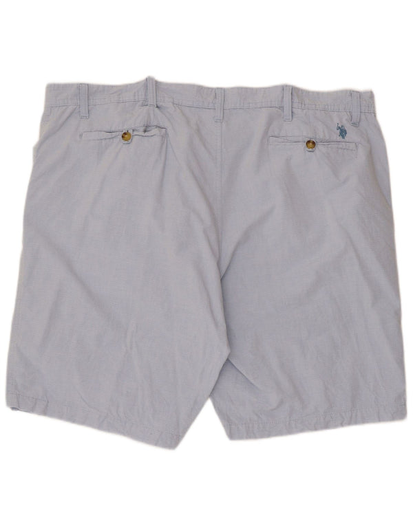 Πόλο Ασν. Ανδρικό σορτς Chino W44 2XL Μπλε βαμβακερό ρίγες