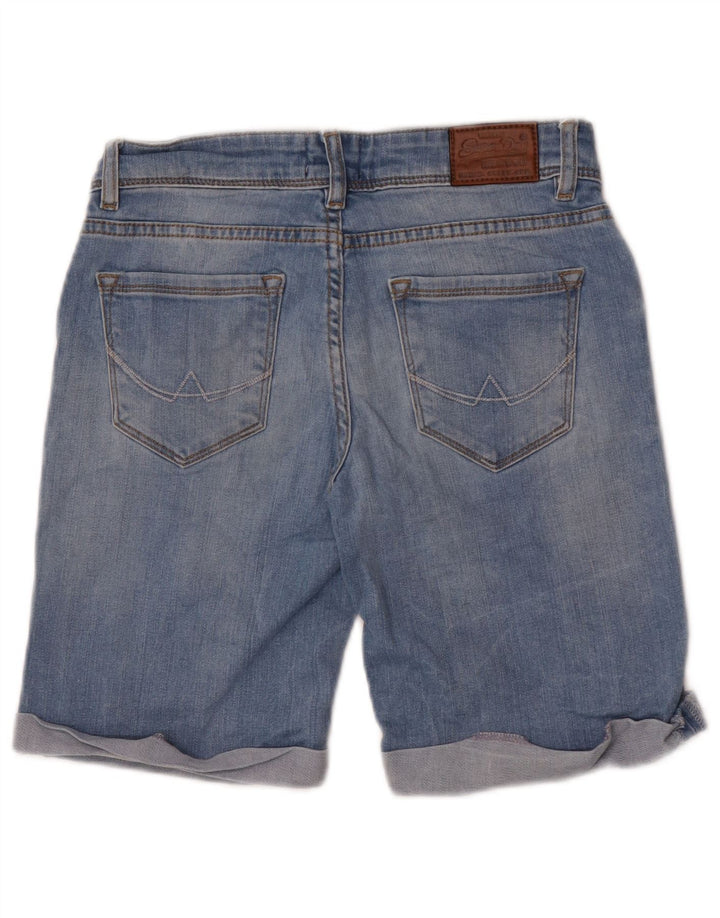 Superdry γυναικείο τζιν σορτς W26 Small Blue