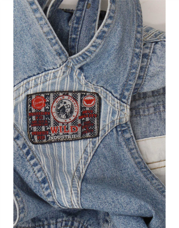 Γυναικείο Wild Dungarees Τζιν Σορτς Μεγάλο W34 Μπλε Βαμβακερό