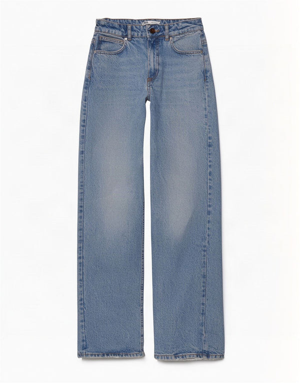 Zara Γυναικείο Loose Jeans EU 36 XS W26 L30 Blue
